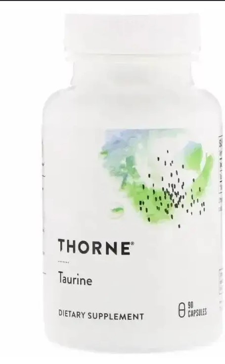 Таурин Taurine Thorne Research,500мг,90 капсул