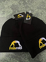 MANTO beanie LABEL black