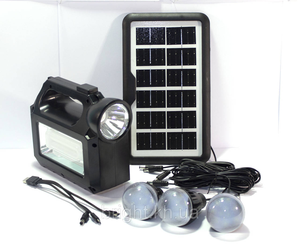 Портативная солнечная станция 5000мАч GD8017 MK II, фото 1