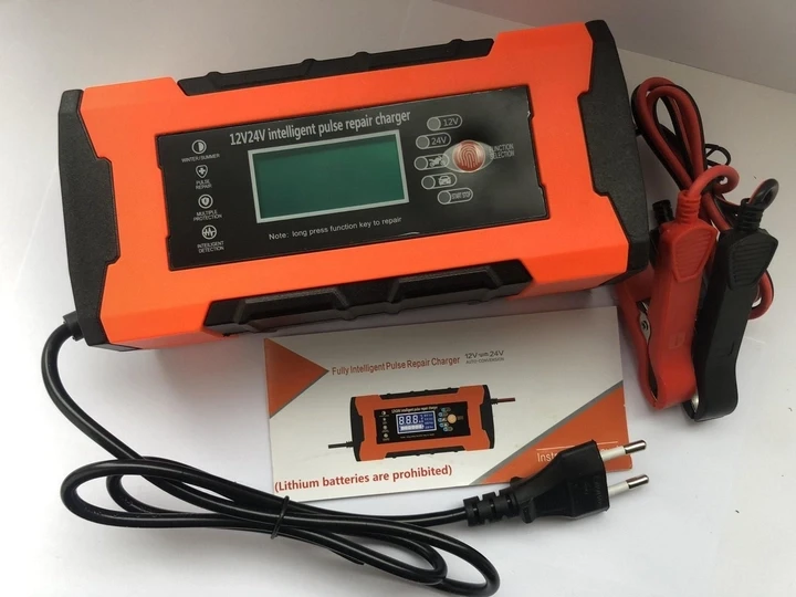 Зарядний пристрій для гелієвих (GEL), кислотних (SLA), акумуляторів AGM 12V/10A — 24V/5A 180W