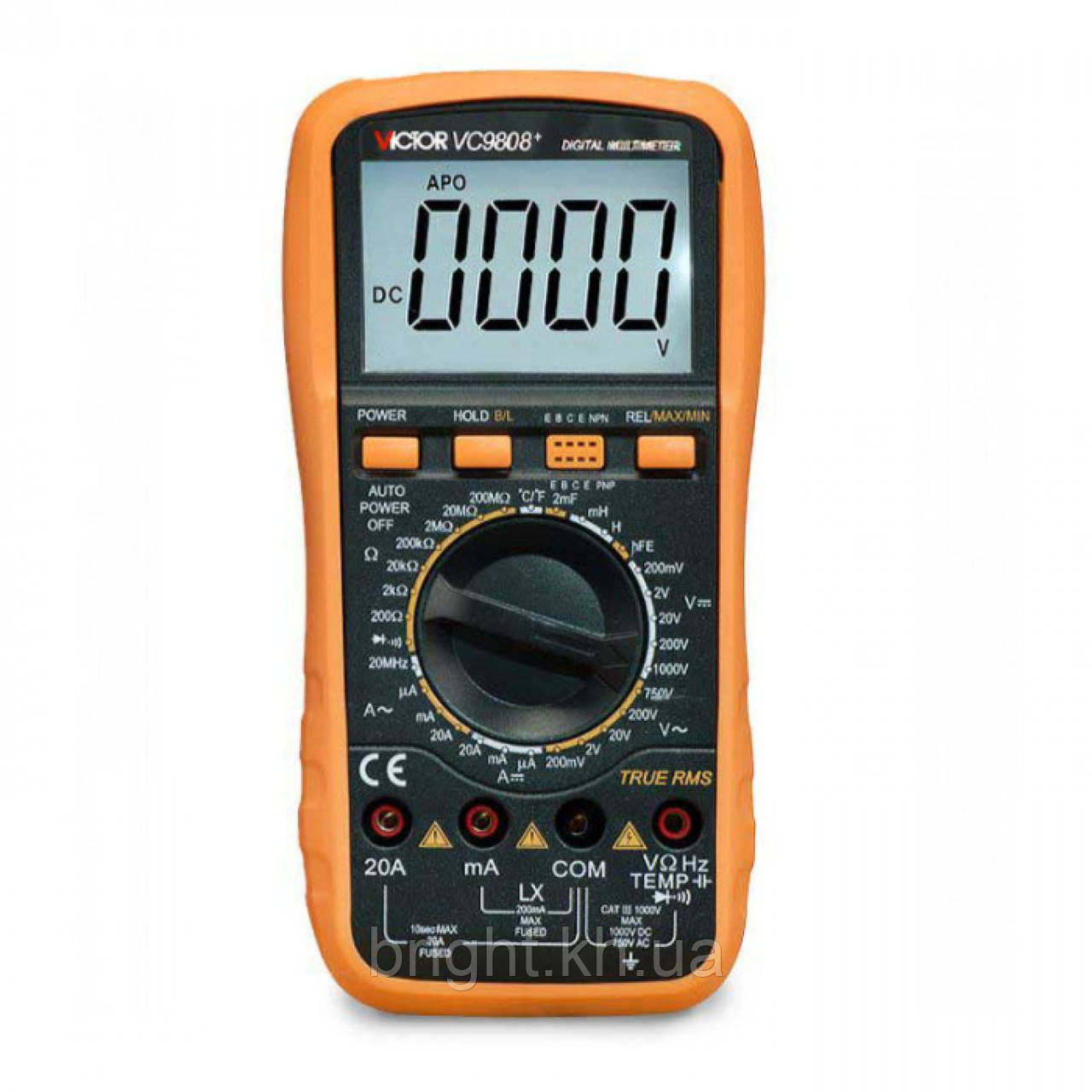 Мультиметр (тестер) Victor VC9808+ цифровий