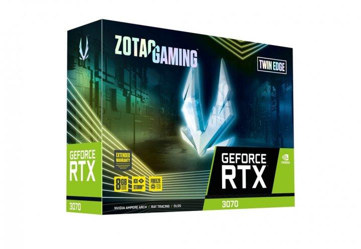 Игровая видеокарта Zotac GAMING GeForce RTX 3070 Twin Edge LHR (ZT-A30700E-10PLHR) для ПК - фото 8 - id-p2038110363