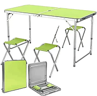 Стол туристический раскладной, мебель для пикника туристические складные столы, садовые столы зеленый