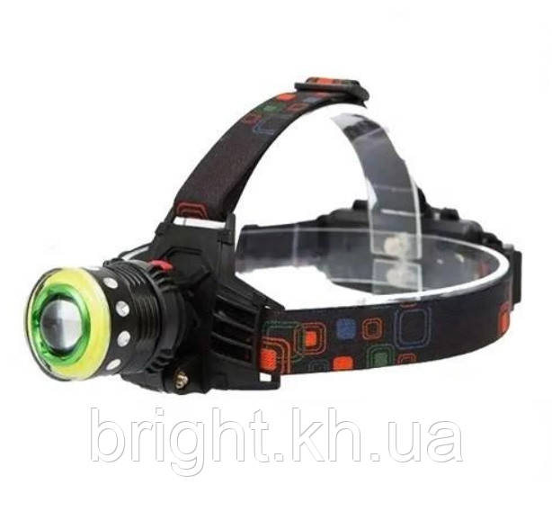 Акумуляторний налобний ліхтар BL-T105-T6+COB, фото 1