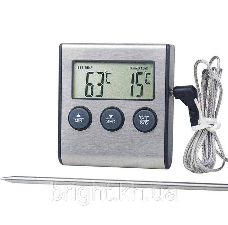 Термометр щуп Digital Cooking Termontr/Timer TP700 цифровий, фото 1