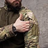 Флісова (вафелька) бойова сорочка Grifon Ubacs(Убакс) мультикам ріп-стоп, фото 4