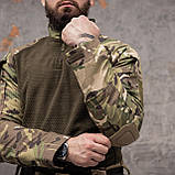 Флісова (вафелька) бойова сорочка Grifon Ubacs(Убакс) мультикам ріп-стоп, фото 7