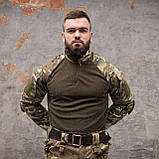 Флісова (вафелька) бойова сорочка Grifon Ubacs(Убакс) мультикам ріп-стоп, фото 10