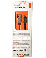 USB iphone кабель Ezra DC08 Metal Data Cable (17541-15)