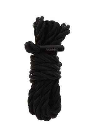 Мотузка Bondage Rope 1.5 meter 7 mm Чорна TABOOM, фото 2