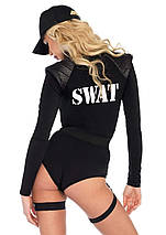 Костюм Поліцейської SWAT Team Babe Leg Avenue XS, фото 3