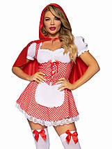Костюм Червоної Шапочки М Leg Avenue Fairytale Miss Red, 2 предмети, червоний, фото 3