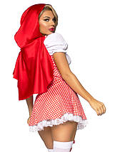 Костюм Червоної Шапочки М Leg Avenue Fairytale Miss Red, 2 предмети, червоний, фото 4