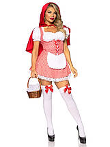 Костюм Червоної Шапочки М Leg Avenue Fairytale Miss Red, 2 предмети, червоний, фото 5