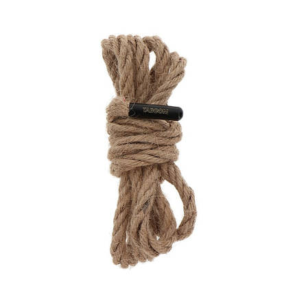 Мотузка для зв'язування конопляна Taboom Hemp Rope, 1.5 метра, 7 мм, фото 2