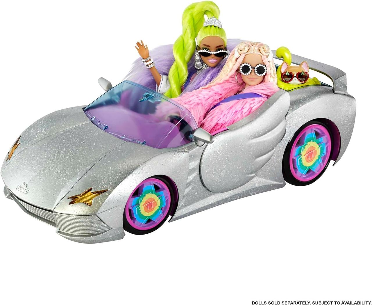 Ігровий набір Barbie Extra Toy Car Срібний кабріолет машина автомобіль HDJ47 оригінал