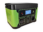 Зарядна станція XON 500Вт*год 500Вт LiFePO4 PowerStation Black/Green (PSXE050050G), фото 4