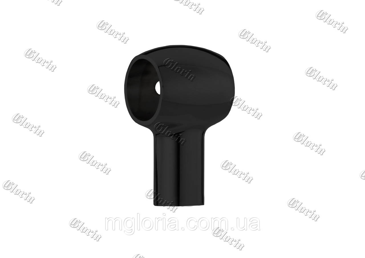 Тримач рейлінга ретро чорний