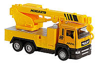 Машинка металева дитяча Будівельна техніка Автокран Auto Expert Іннерційна