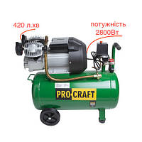 Компрессор двухпоршневой Procraft AC 50л V2