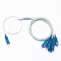 ОПТИЧЕСКИЙ РАЗВЕТВИТЕЛЬ IPCOM COUPLER PLC-1X8-SPLIT-0-SC/UPC-0,9ММ ШНУР-1,0 М