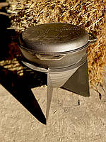 Розбірна кострова чаша та підставка до сковороди "НЛО" (З ЖАРОМІЦНИМ ПОКРИТТЯМ), фото 8