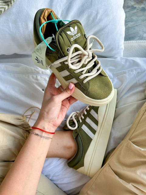 Adidas campus verde oliva online