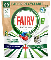 Средство Fairy Platinum+ All in1 (36 капсул) для посудомоечных машин