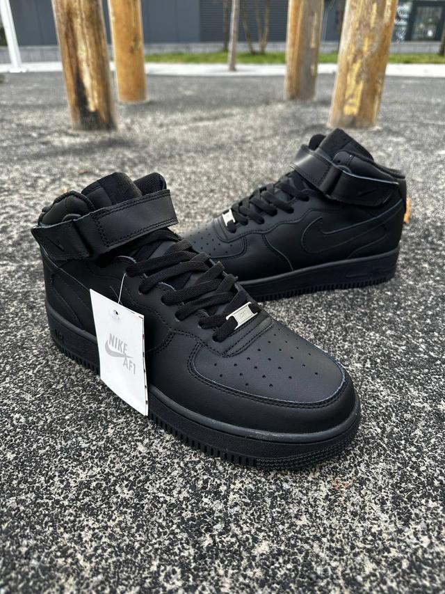 Nike air force 27 triple black discount