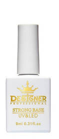 Каучукова База для манікюру та педикюру базове покриття для нігтів липкий шар Designer Professional Rubber Base 9 мл