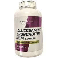 Glucosamine Chondroitin MSM Complex Progress Nutrition, 90 таблеток