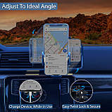 Fugetek тримач для мобільного телефона з вентиляційним тримачем Регульована підставка Quick Release, фото 2