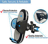 Fugetek тримач для мобільного телефона з вентиляційним тримачем Регульована підставка Quick Release, фото 6