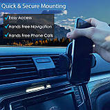 Fugetek тримач для мобільного телефона з вентиляційним тримачем Регульована підставка Quick Release, фото 3