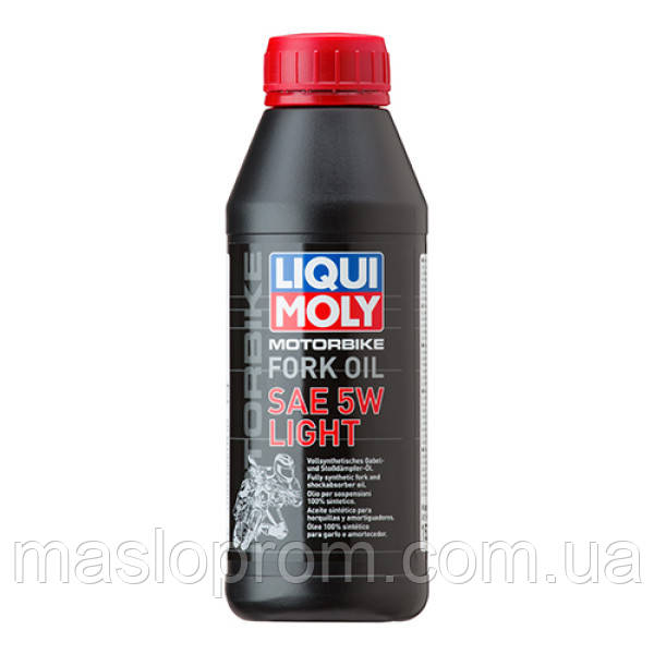 Олія для мотовилок та амортизаторів — Motorbike Fork Oil 5W Light 0.5 л.