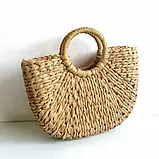 Сумка обруч із рафії, фото 2