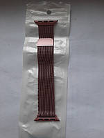 Ремешок для часов Apple Watch Milanese Metal Magnetic 38mm (розовый)