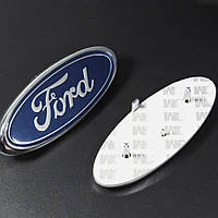 Эмблема, значек с лого FORD Форд 147 mm 57 mmTransit, Torneo, Fiesta, Focus, Ka, Kuga, Mondeo, S-Max, Galaxy