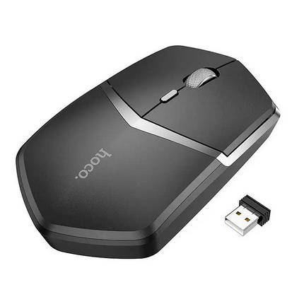 Бездротова миша оптична HOCO Cool 2.4G DI33 Black N, фото 1