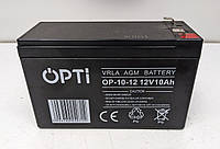 Аккумулятор AGM OPTI 12V 10Ah VRLA (гелевый) новый