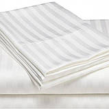 Комплект постільної білизни Сатин Страйп білий, фото 2