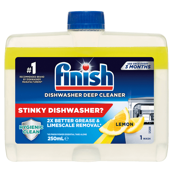 Очисник Finish Dishwasher Deep Cleaner 250 мл із лимоном для посудомийних машин