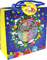 Пакет подарунковий 16х16х7см, Новий рік №1470/Мандарин/(10)