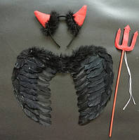 Набор Крылья Демона 14080 45х35 см черные MS