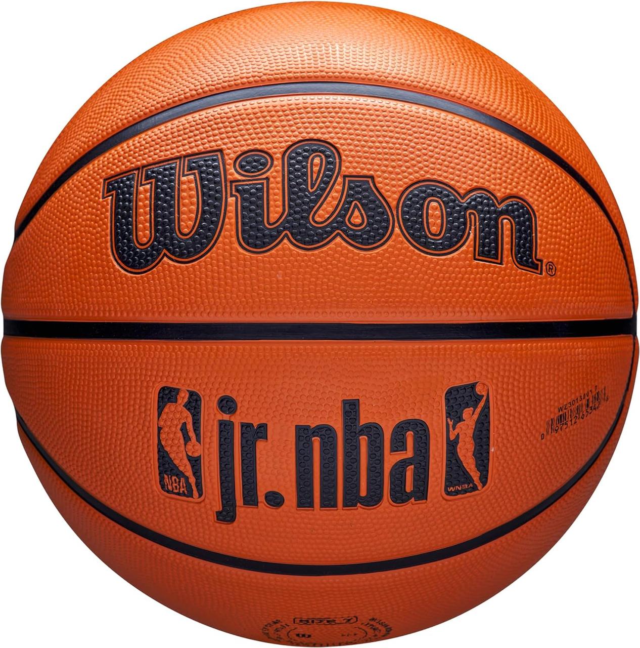 М'яч баскетбольний Wilson Junior NBA DRV Plus Outdoor розмір 5, 6, 7 гумовий (WZ3013001XB7)