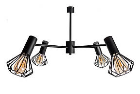 Люстра MSK Electric Diadem на чотири плафони NL 22152-4 BK, фото 4