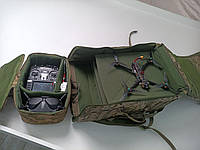 Рюкзак для дронів "дроноторба XL-FPV", до 5 дронів 8", з окремою сумкою для пульта та окулярів. Піксель ММ-14