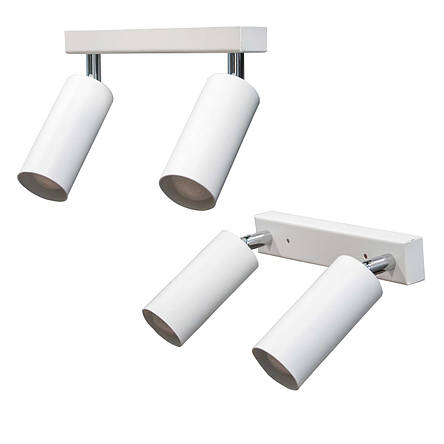 Світильник у стилі лофт MSK Electric Tube спот із поворотним механізмом NL 1105-2 W, фото 1