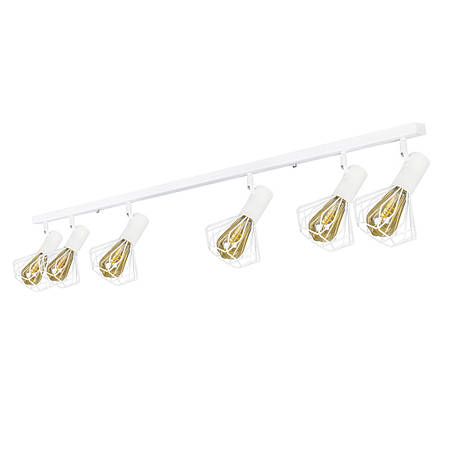 Світильник лофт MSK Electric Diadem стельовий NL 22151-6 WH, фото 1