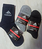 Шкарпетки чоловічі термо зимові махрова стопа бавовна Adidas розмір 41-45 в асортименті antibacterial parfum